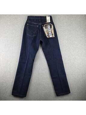 Wrangler 14MWZ Cowboy Cut Jeans Womens 5x30 Blue Dark Stone Slim Fit NWT